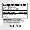 10X Health Zinc Supplements - Contains Zinc 30mg for DNA & Protein Synthesis, Overall Wellness & Immune Support Supplement - Highly Absorbable Vitamins (60 Capsules) view 2