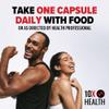 10X Health Zinc Supplements - Contains Zinc 30mg for DNA & Protein Synthesis, Overall Wellness & Immune Support Supplement - Highly Absorbable Vitamins (60 Capsules) view 4