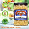 Crystallized Ginger Dices by It's Delish, 2.5 Lbs Jumbo Container | Candied Dried Ginger Fruit Chews Natural Candy, Ginger Root with Sugar Crystals, Unsulphured, No Color Added - Healthy Snack, Vegan view 3