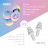 2-Pack JuJus, Reusable Concert Earplugs, Noise-Reducing | Perfect for Sleep, Focus, Noise Sensitivity, Travel & Concerts | NRR 25db | Customizable Fit view 3