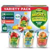 Mott's Mighty Applesauce Variety Pack, 3.2 oz Clear Pouches, 48 Count (4 Packs of 12) view 1