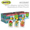 Mott's Mighty Applesauce Variety Pack, 3.2 oz Clear Pouches, 48 Count (4 Packs of 12) view 4
