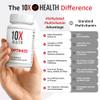 10X Health Optimize Multivitamin for Men - 90 Capsules, Methylated Multivitamin 34 in 1 Formula with 800 mcg of Vitamin B12, 5-MTHF, NAC - Methyl B Complex view 4