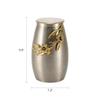 At Peace Memorials Windsong Lily Pewter/Bronze, Cremation urn for Ashes 205 Cubic inches view 3