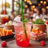 Party Essentials Pack of 300 Disposable Individually Wrapped 10.25 Inches Long Giant Plastic Drinking Straws, Green view 4