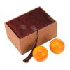 BRABUD 2'' Yellow Chinese Baoding Balls Hand Exercise Therapy Balls Stress Relieve Non-Chiming 2PCS with Box TQGJBS545 view 1