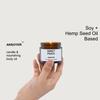 ANSOYER Mini Massage Candle - Portable Warm Oil Candle for Dry Skin Relief & Relaxation - 1.77OZ (Sweet Peach) view 2