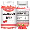 2 Pack Magnesium Citrate Gummies 400MG, High Absorption Magnesium Gummies for Adults, Muscle & Teeth Support, Vegan 120 Cts view 1