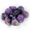 1/2lb Amethyst Tumbled Stones Bulk Stones - Large 25-30mm Natural Raw Stones Crystal for Tumbling, Cabbing, Fountain Rocks, Decoration, Polishing, Wire Wrapping, Wicca & Reiki Crystal Healing view 1