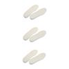 minkissy 3pairs Warm Wool Height Increasing Insoles for Men Women Pu Shoe Pads Comfortable Cushion for Enhanced Fit and Height Boost view 1