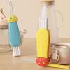 3 in 1 Cup Lid Cleaning Brush, 2024 New Portable Crevice Cleaning Brush Set for Baby Bottle Gap Tight Spaces Cup, Rotatable Cup Lid Cleaner Cup Mouth Scrubber view 3