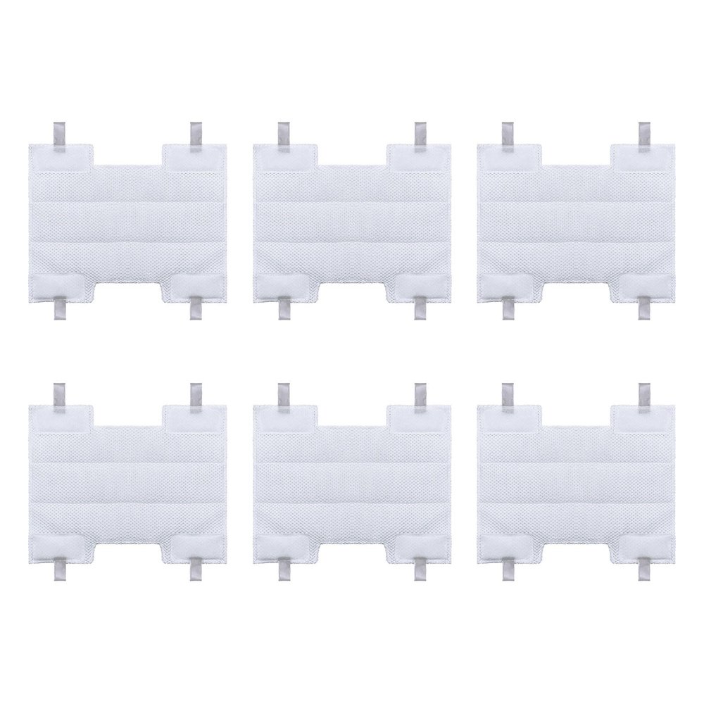 Pack of 4pc/6pc Washable Microfiber Vacuum Pads for HV300 HV300W HV301 Vacuum Dust Away Replace Part Replacement Pads
