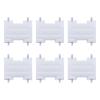 Pack of 4pc/6pc Washable Microfiber Vacuum Pads for HV300 HV300W HV301 Vacuum Dust Away Replace Part Replacement Pads view 1