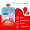 Tastelli Peppa Pig Kids Squeezy Fruit Gel  Apple Flavor  No Artificial Sweeteners or Flavors, Made with Real Fruit Juice, Fiber-Rich Prebiotic Gut Support, Vitamins C & D, Vegan, Gluten-Free - 10 Count view 4