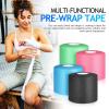 TOPPERFUN 4rolls Outdoor Athletic Wrap Tape Pre Wrap Sports Tape for Wrist Ankle and Multi-Functional Use Soft Sponge Material for Comfortable Application for Sports and Hair Styling view 3