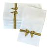 20 Pcs Paper Napkins Soft Absorbent 3-Ply White Durable Premium Quality Full Embossed Linen-Feel Disposable Guest Towels Decorative, for Parties Birthday Wedding | Kitchen Bathroom view 2