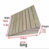 Katzowen Portable Driveway Ramp 2/3/4/5/6inch Rise Threshold Ramp, Portable Lightweight Wood Access Ramps for Curb, Driveway, Garage Door, Stair, Shed(Size:25.8 x 30 x 7cm) view 2
