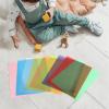 PLAFOPE 18sheets Colored Cellophane Craft Paper Transparent Hard Sheets for Diy Projects Vibrant Colors Durable Material Boy Girl Creative Crafting Each Color view 4