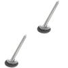 FOMIYES 2pcs Stainless Steel Kitchen Cleaning Brush Wire Ball Scrubber Kitchen Accessory Easy Cleaning for Pots Dishes view 1