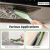Hard Bristle Detachable Cleaning Brush, 4 in 1Household Cleaning Brush, Crevice Cleaning Brush, Multifunctional Gap Cleaning Scrub Brush Cleaning Tools for Kitchen, Bathroom, Window (2, Orage) view 4