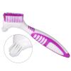 False Teeth Cleaning Brush Double Sided Portable Denture Toothbrush for False Teeth Cleaning view 4