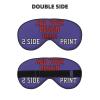 NineLife Basics Custom Sleep Mask for Women Blindfold for Bedroom Customize Your Text Indoor Outdoor Camping Travel Yoga Great Gifts Birthday Anniversaries Valentine Day Mother's Day Blue view 2