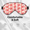 Custom Soft Eye Mask, Design Funny Photo Text Sleep Blindfold Eye Mask with Adjustable Strap Personalized Light Blocking Mask Customized Blackout Eye Cover for Man Woman Home Travel Offices Nap view 4