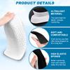 2 Pairs Shoe Lift Height Increase Insoles for Men and Women, Shoe Insert Height Boosters, Arch Support Orthotic High Cushions(1.5cm) view 3