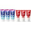 hello Kids Toothpaste Bundle with Dragon Dazzle Blue Raspberry 4.2 OZ 3-Pack and Wild Strawberry 3-Pack view 1