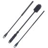 3pcs Silicone Bottle Brush & Straw Cleaner Brush, Reusable Straw Cleaning Brush Water Cup Brush Set Extra Long Brush Kit Bottle Accessories for Stanley Tumbler & Metal Glass Straws (Grey) view 1