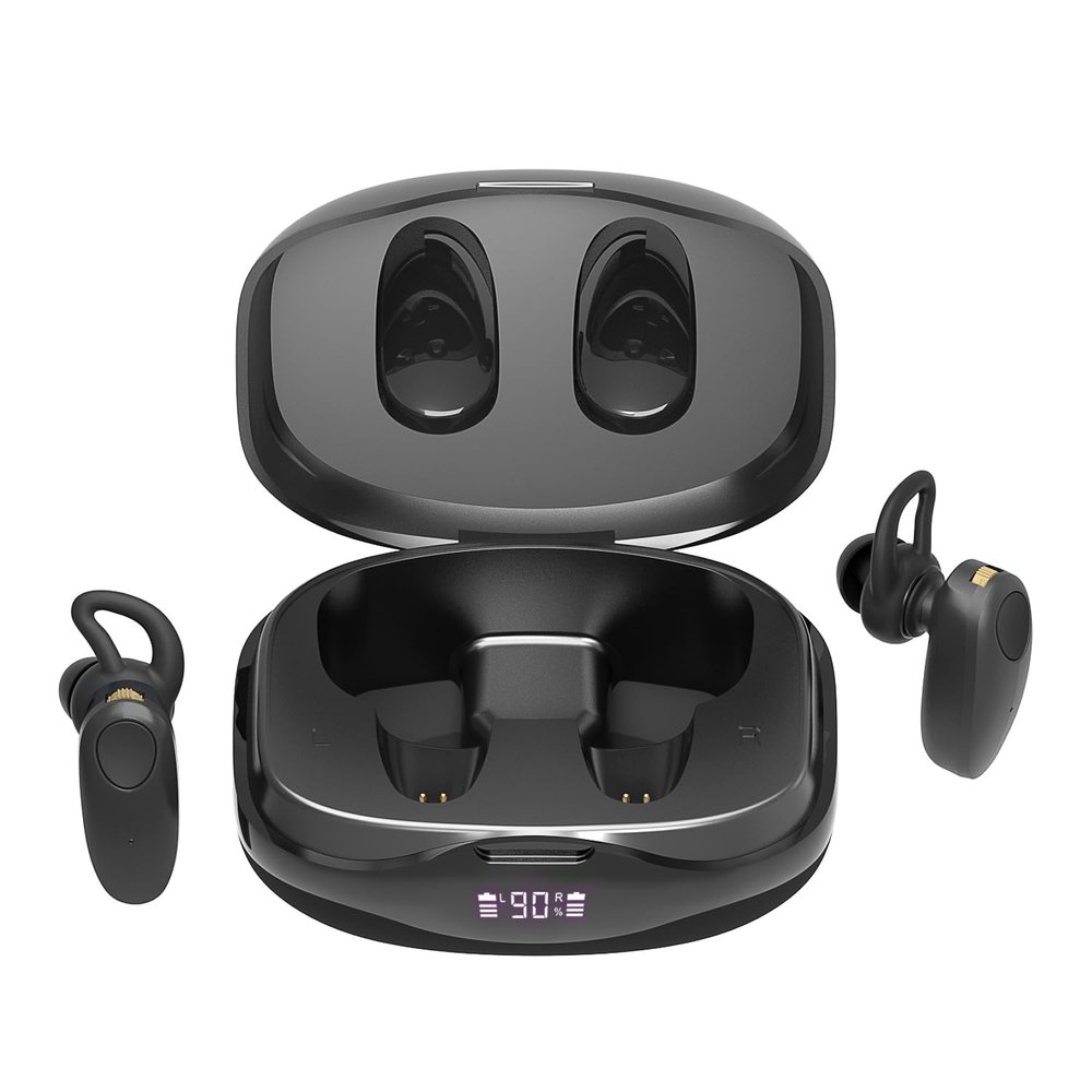 Hearing Aids for Seniors, Hearing Aid Rechargeable with Noise Cancellation Adults, senior Invisible Hearing Amplifier With Portable Charging Case Premium Comfort Design.