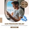 Hearprotek Airplane Ear Pressure Relief Earplugs, Soft Reusable Ear Plugs for Airplane Pressure with Carrying Case, Travel Essentials for Adults, Flying, Reduce Pressure & Engine Noise (Blue+Blue) view 2