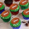 12 Pack Rugby Ball Cupcake Toppers Assembled American Football Cupcake Picks for Super Rugby Sports Theme Baby Shower Kids Birthday Party Cake Decorations view 4