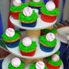12 Pack Baseball Cupcake Toppers Foam Baseball Cupcake Picks for Kids Sport Theme Birthday Party Baby Shower Cake Decorations Supplies view 3