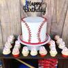 12 Pack Baseball Cupcake Toppers Foam Baseball Cupcake Picks for Kids Sport Theme Birthday Party Baby Shower Cake Decorations Supplies view 4
