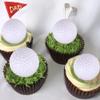 12 Pack Golf Cupcake Toppers Glitter Sports Golf Ball Cupcake Picks for Baby Shower Golf Sports Players Theme Birthday Party Cupcake Decorations Supplies view 4