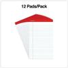 White Perforated Ruled Writing Pads 5" x 8" Paper 50 Sheets/Pad, 36 Pads view 4