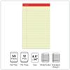 Canary Letter Size Note Pads - Wide/Legal Rule, 8-1/2" x 11-3/4" Size - Bright Yellow Writing Pads for Office, School, and Home Use - Pack of 12 Pads/600 Sheets (50 Sheets/Pad) view 3