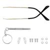 1 Pair Eyeglass Replacement Arm, Universal Vintage Glasses Arm Legs Replacement, Metal Glasses Replacement for Eyeglasses Repair (Gold) view 1