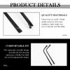 1 Pair of Glasses Replacement Arms, Universal Glasses Arm and Leg Replacements for Glasses Repair (Black) view 3