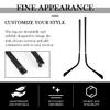 1 Pair of Glasses Replacement Arms, Universal Glasses Arm and Leg Replacements for Glasses Repair (Black) view 4