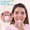 1pcs Tongue Scraper Cleaner, Moosec Bad Breath Treament Get Rid of White Tongue, 100% BPA Free view 2