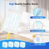 50 Count 180 Multi-Surface Feather Duster Refills Compatible with Swiffer Handle, Heavy Duty Duster Replacement with 1 Handle view 3