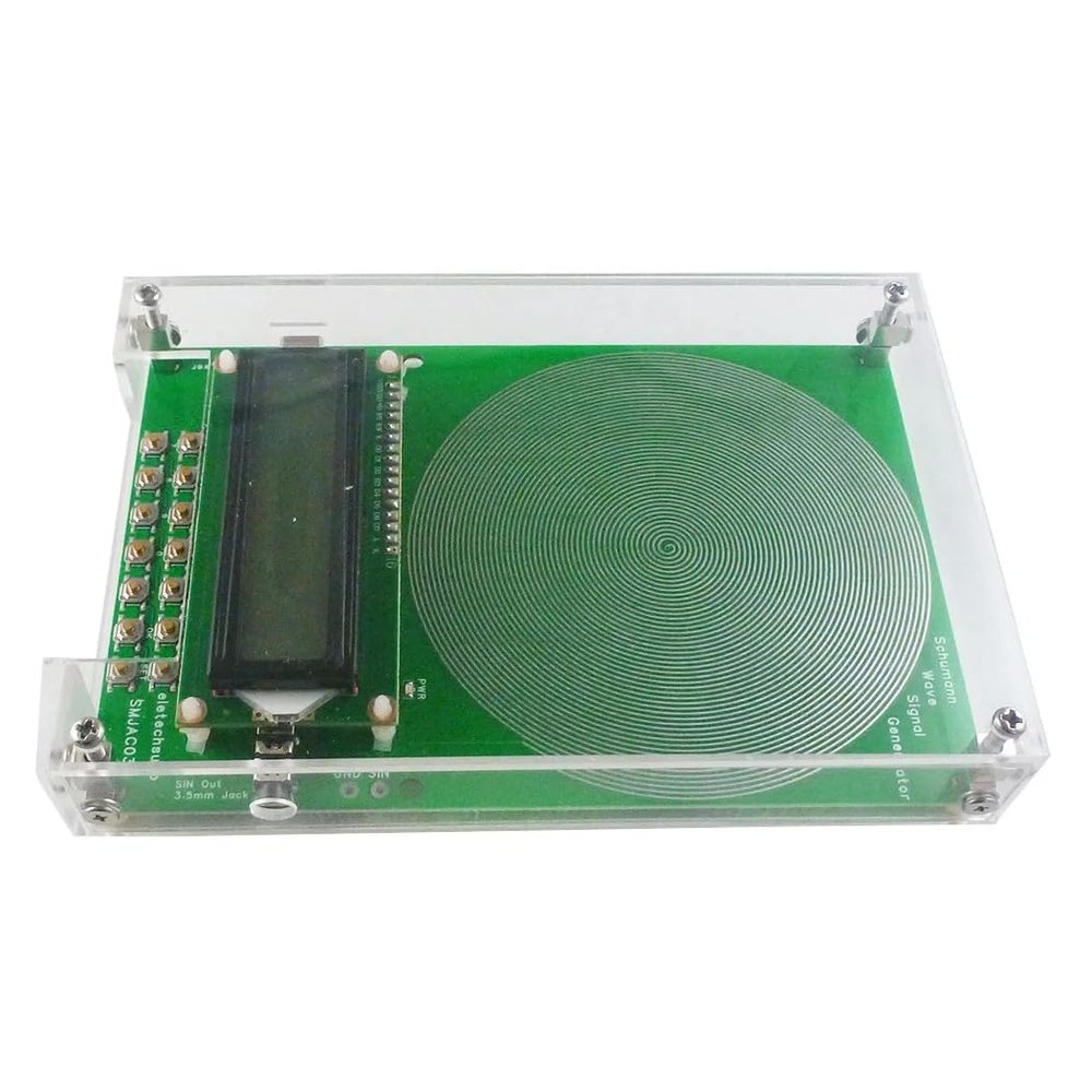eletechsup SMJAC03 with case 7.83 Schumann Resonance Sine Wave Generator Audio Resonator 0.01-100K Adjustable for Improving Sleep and Heathly