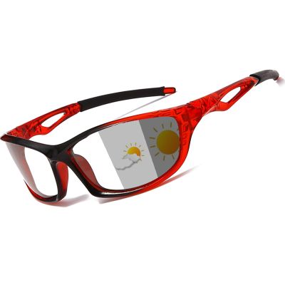 with Readers photochromic Magnifying Reading Glasses Goggles for Men Full lens Wrap Around Safety Glasses N45 (red, 2.0, x)