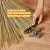 2 Packs of 40 inch Asian Broom Whisk Broom Thai Natural Grass Broom Bamboo Stick Handle Perfect for Sweeping Dirt, Dust, Debris view 3