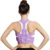 KANGJIEM Brace Support Belt Women Adjustable Upper Back Posture Corrector Neck Clavicle Spine Shoulder Back Lumbar Support Belt Corset Hunchback Correction(Purple,S) view 1