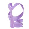 KANGJIEM Brace Support Belt Women Adjustable Upper Back Posture Corrector Neck Clavicle Spine Shoulder Back Lumbar Support Belt Corset Hunchback Correction(Purple,S) view 2