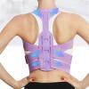 KANGJIEM Brace Support Belt Women Adjustable Upper Back Posture Corrector Neck Clavicle Spine Shoulder Back Lumbar Support Belt Corset Hunchback Correction(Purple,S) view 4