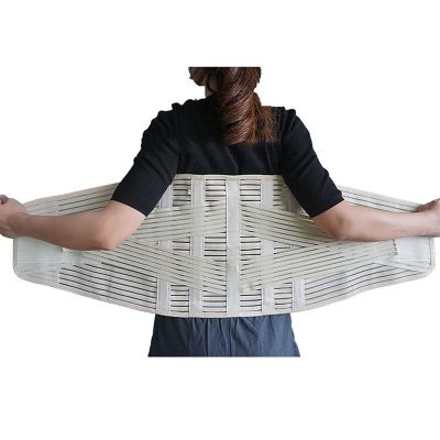 Lower Back Brace 32cm Extra-Wide Design Lumbar Belt Men Women Back Support for Back Pain Relief Sciatica Scoliosis Herniated Disc Support Keep Posture Corrector(XL)